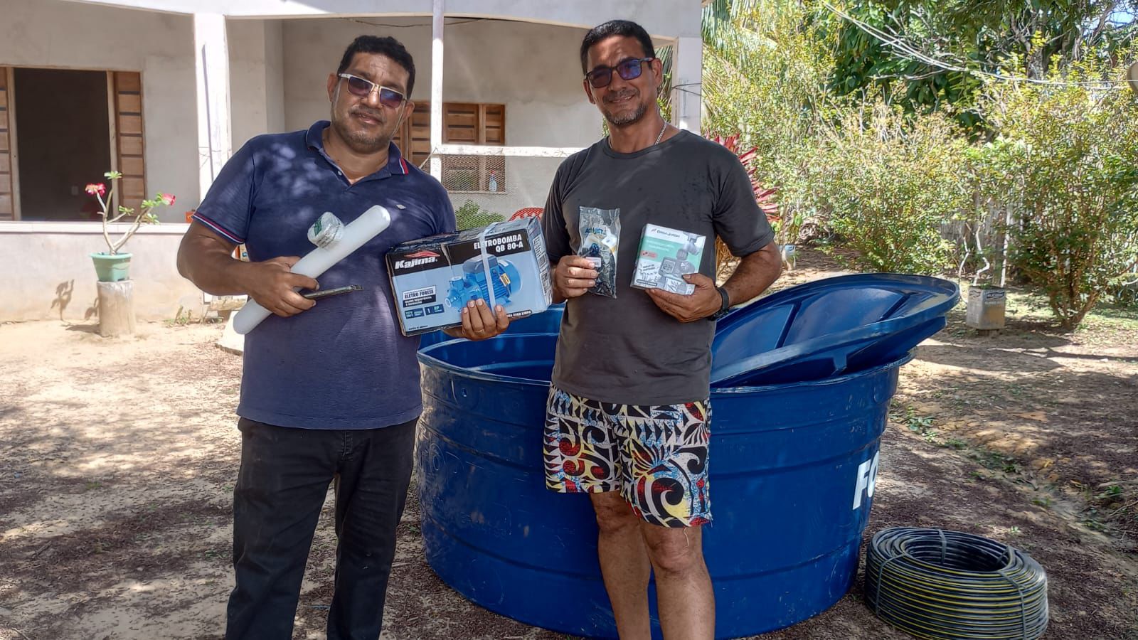 Com R$ 100 mil em emendas, Tadeu Hassem viabiliza sistema automatizado de irrigação para produtores de Cruzeiro do Sul